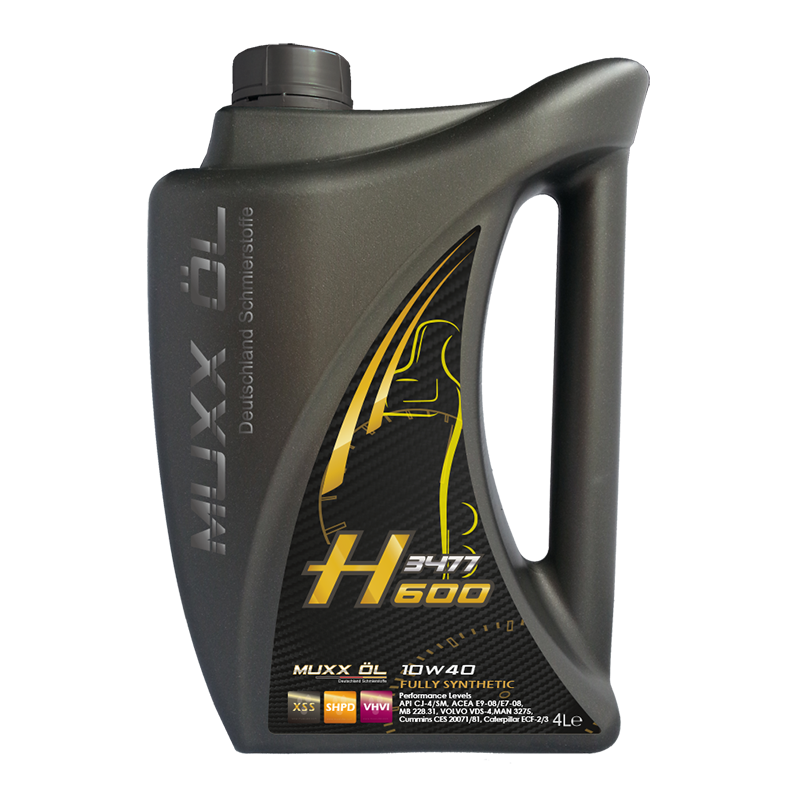 MUXX H 600 3477 10W40 heavy-duty diesel engine oil product bottle