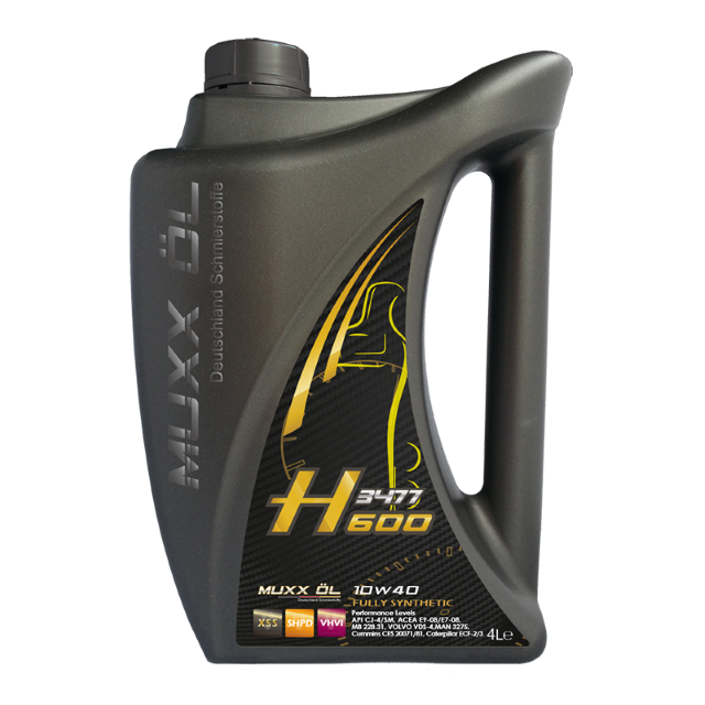 MUXX H 600 3477 10W40 heavy-duty diesel engine oil product bottle